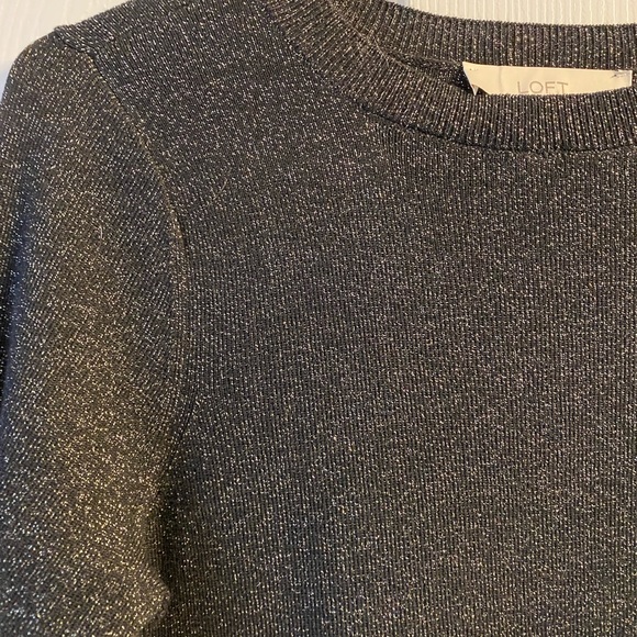 Loft Black Sweater Dress - Picture 2 of 5